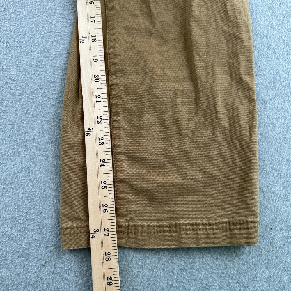 G.H. Bass Pants Mens 36x30 Tan Canvas Workwear Straight Leg